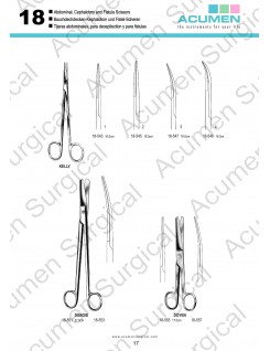 Abdominal and Fistula Scissors