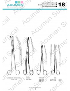 Gynecology and Rectal Scissors