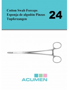 Surgical Cotton Swab Forceps