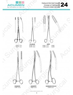 Dressing and Cotton Swab Forceps