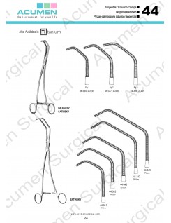 Tangential Occlusion Clamps