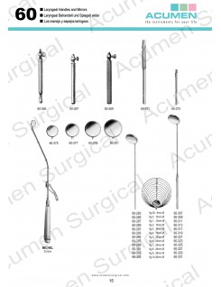 Laryngeal Handles and Mirrors