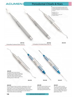 Periodontal Chisels & Hoes 106