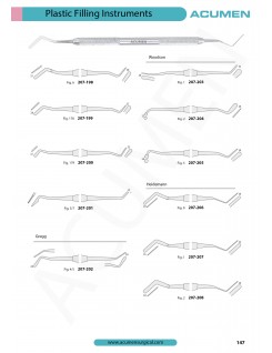 Plastic Filling Instruments 147