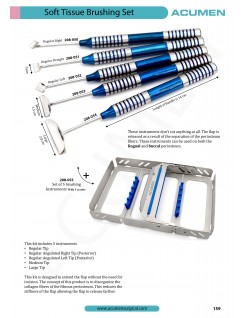 Soft Tissue Brushing Set 158