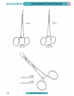 Hemostats & Towel Clamps 178