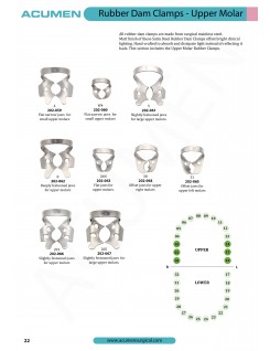 Rubber Dam Clamps Upper Molar 22