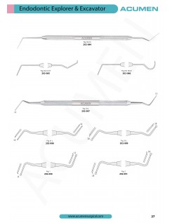 Endodontic Explorer & Excavator 27