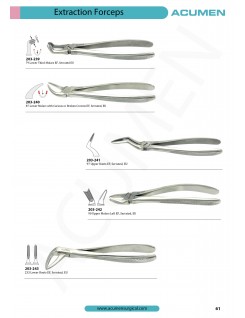 Extraction Forceps 61