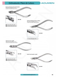 Orthodontic Pliers & Cutters 85