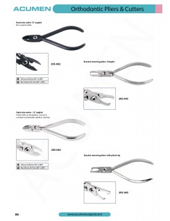 Orthodontic Pliers & Cutters 86