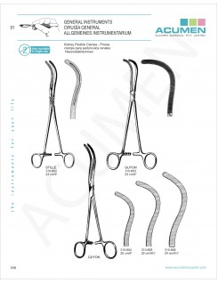 Kidney Pedicle Clamps 38