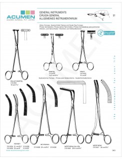 Artery Forceps, Haemorrhidal Clamps & Scalp Flap Forceps 43