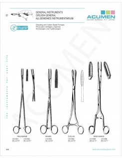 Dressing & Cotton Swab Forceps 48