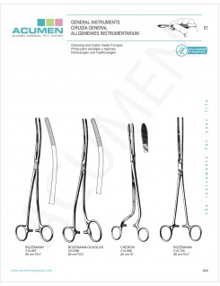 Dressing & Cotton Swab Forceps 49