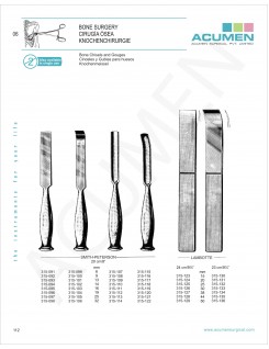 Bone Chisels & Gouges 112