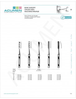 Bone Chisels & Gouges 113