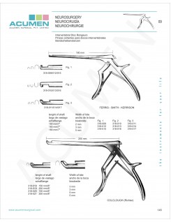 Intervertebral Rongeurs 145