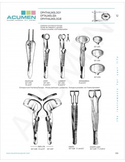 Chalazion & Suture Forceps 183