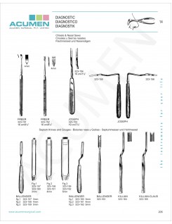 Chisels & Nasal Saws 205