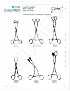 Tongue Holding Forceps 211