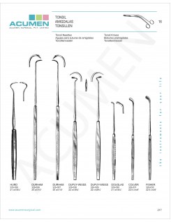 Tonsil Needles 217