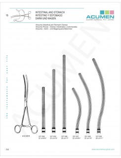 Atrauma Intestinal and Stomach Clamps 232