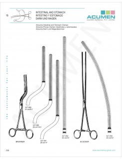 Atrauma Intestinal and Stomach Clamps 238