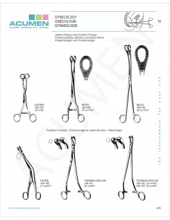 Uterine Polypus & Ovarian Forceps 253 