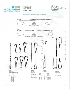 Uterine Curettes 259