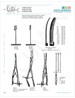 Myoma Screws & Uterine Dilators 262