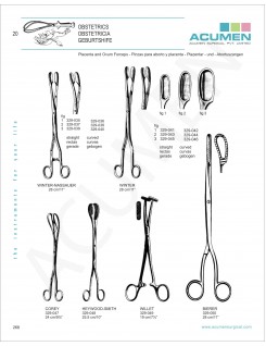 Placenta and Ovum Forceps 268