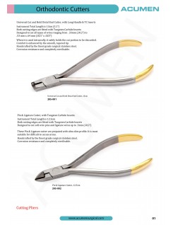 Orthodontic Cutters TC  01