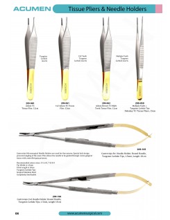 Tissue Pliers & Needle Holders TC 08