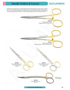 Needle Holders TC & Scissors TC 13